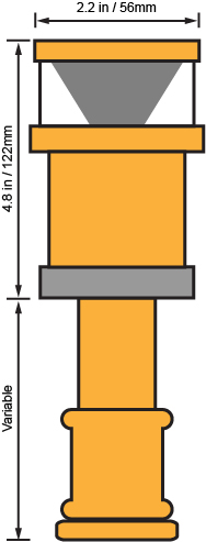 Laser Guidance Runway Edge Light Diagram